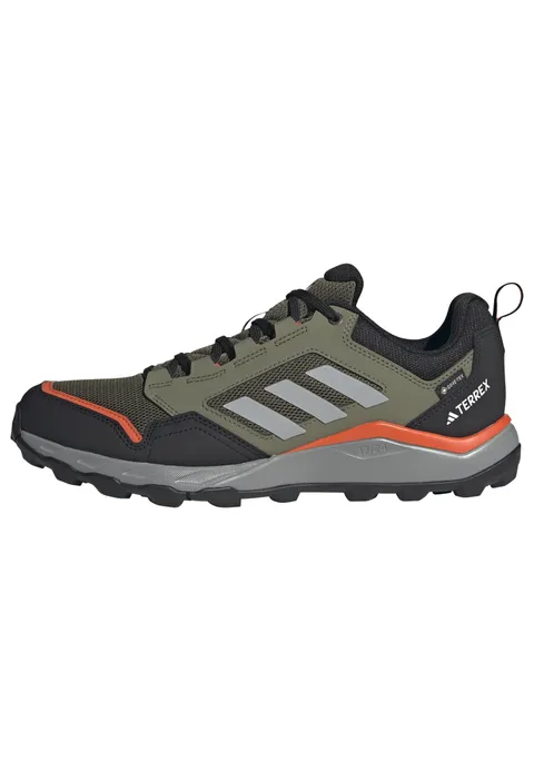 adidas Uomo Terrex Tracerocker 2 Gore-Tex Trail Running Shoes, Olive Strata/Charcoal