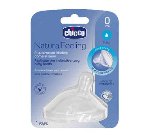 Chicco Naturalfeeling Tettarella Silicone Flusso Lento