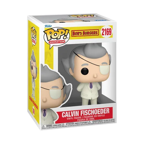 Funko Pop! TV: Bob's Burgers - Calvin Fischoeder Fischo - Figura in Vinile da Collezione