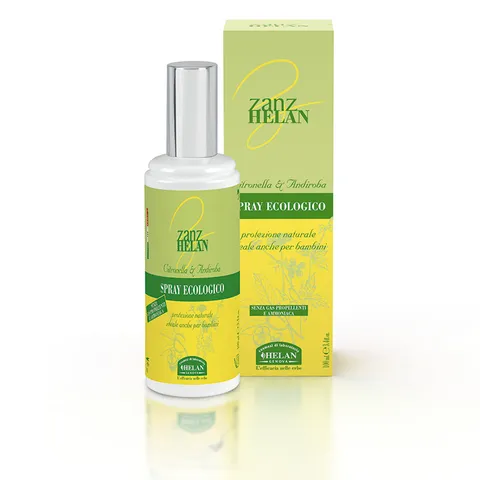 Helan, Zanzhelan - Spray Antizanzare Bambini +6 Mesi e Adulti, Repellente Zanzare e