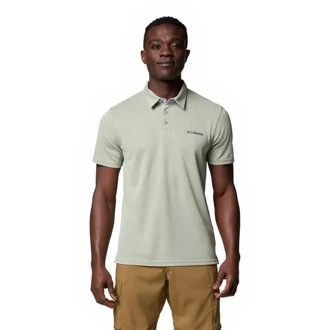 Columbia Men's Nelson Point Polo, Polo Shirt, Safari, XXL