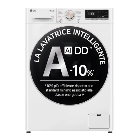 LG AI DD F4R7011TSWG Lavatrice 11kg Classe A-10%