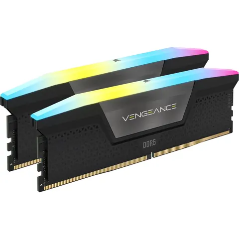 Corsair Vengeance RGB DDR5 RAM 64GB (2x32GB) Fino a 6000MHz CL30 Intel XMP Compatibile