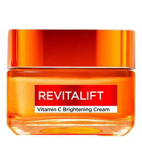 L'Oréal Paris Crema Viso Illuminante, Adatta a Pelli Sensibili, Azione Levigante e