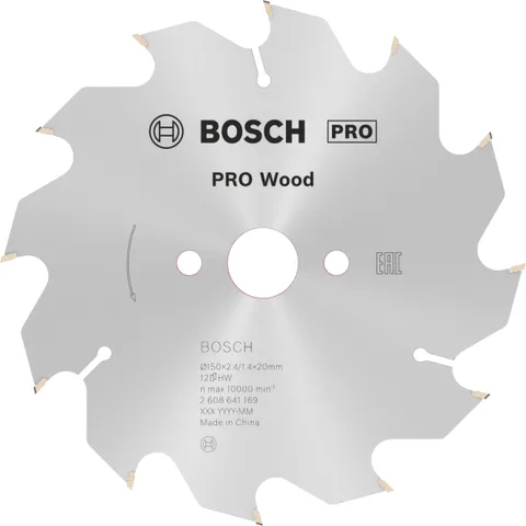 Bosch 1x Lama per sega circolare PRO Wood a filo per seghe portatili