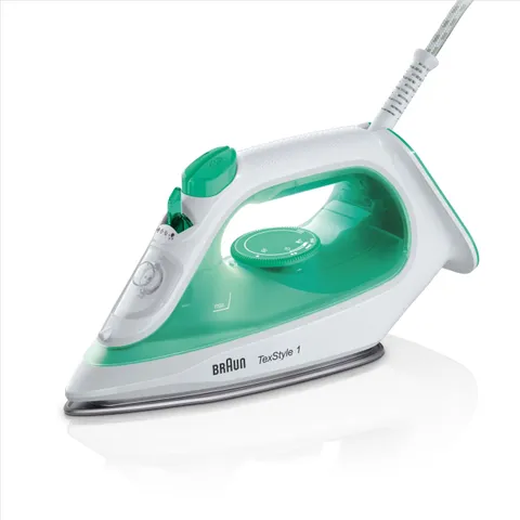 Braun TexStyle1 SI1040GR Ferro da stiro a Vapore, 5 Anni di Assistenza, Riscaldamento