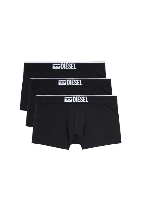 Diesel Umbx-damienthreepack, Boxer Uomo, Nero (E4101-0gdac), XXL (Pacco da 3)