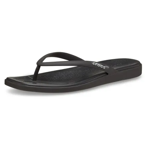 Crocs Miami Studded Flip, Infradito Donna, Nero, 42/43 EU