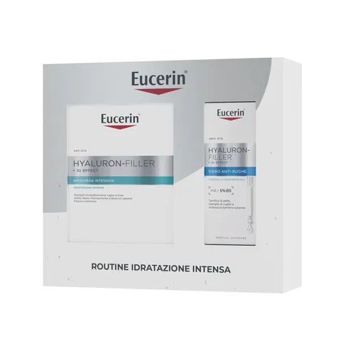 Eucerin Skincare Kit Routine Idratazione Intensa, Cofanetto regalo donna beauty con