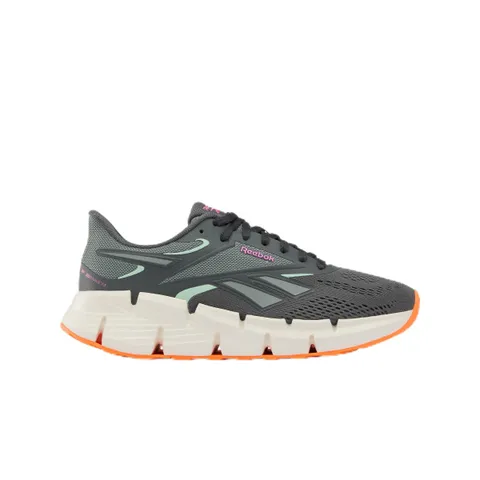 Reebok Zig Dynamica 6 Sneaker, Grigio/Rosa Virtualk/Atomictangerine, 37,5 EU