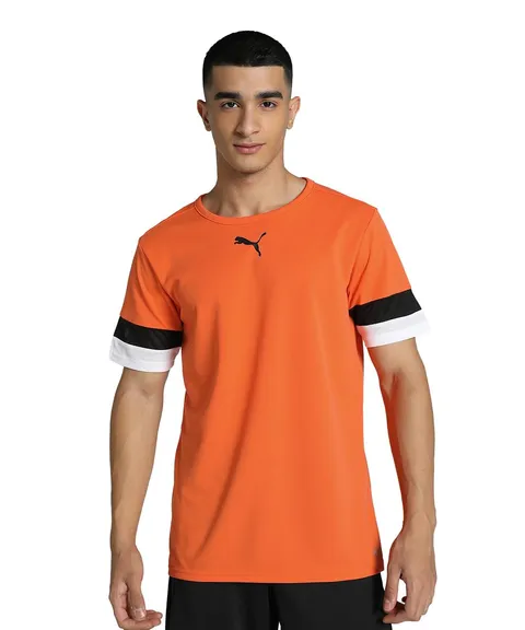 Puma Uomo T Shirt, Golden Poppy Black White, 3XL