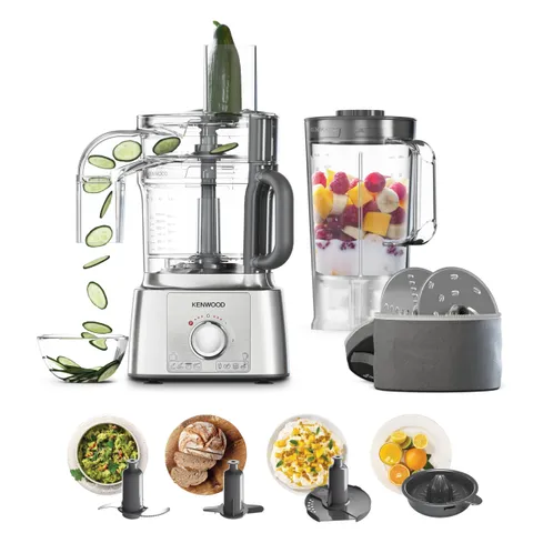Kenwood Robot da Cucina MultiPro Express FDP65.590SI con Ampia Gamma di Accessori