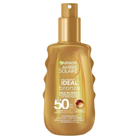 Garnier Spray solare UV per un'abbronzatura luminosa, protezione solare molto alta con