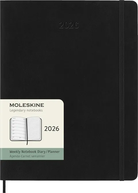 Moleskine Weekly Planner, Agenda Settimanale 2026 12 Mesi Con Spazio Per Note, Con