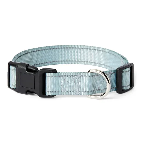 Amazon Basics - Collare Riflettente e Regolabile per Cani, con Anello a D in Metallo e