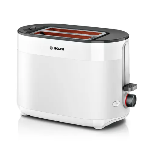 Bosch MyMoment TAT2M121 - Tostapane compatto con funzione di scongelamento, con funzione