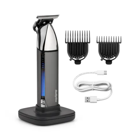 BaByliss Super-X Metal Regolabarba - Regolabarba professionale con lama a T Skeleton in