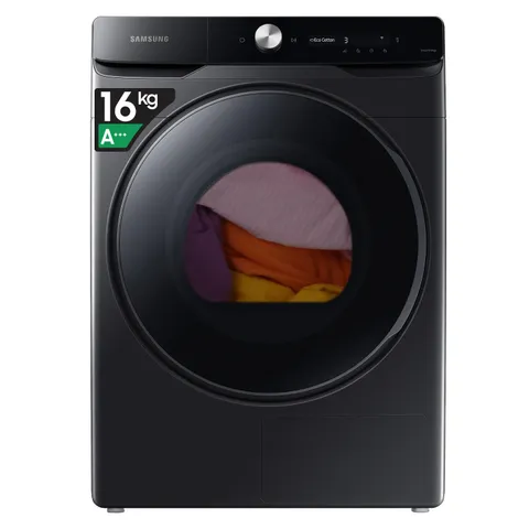 Samsung Asciugatrice DV16DG8600BVU3, 16 kg, Pompa di Calore, Wifi, AI Dry, Programma
