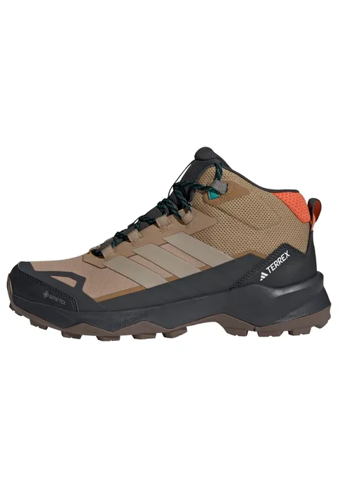 adidas Uomo Terrex Skychaser Ax5 Mid Gore-Tex Hiking Shoes, Cardboard/Blanch Cargo/Semi