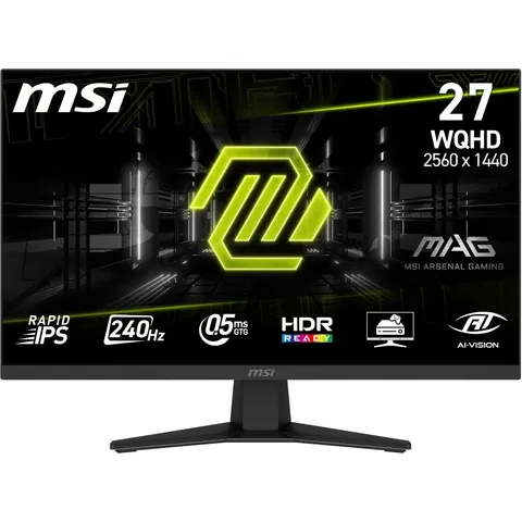 msi MAG 274QF X24 Monitor Gaming 27" WQHD - 2560x1440 Rapid IPS, 240Hz, 0,5ms, HDR Ready