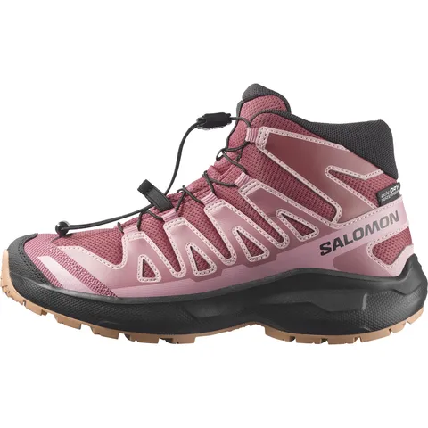 Salomon Scarpe Unisex per Bambini XA PRO Mid WaterproofHiking, Rosa., 34 EU