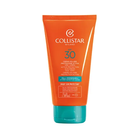 Collistar Crema Solare Protezione Attiva Pelli Ipersensibili SPF 30, 150 ml
