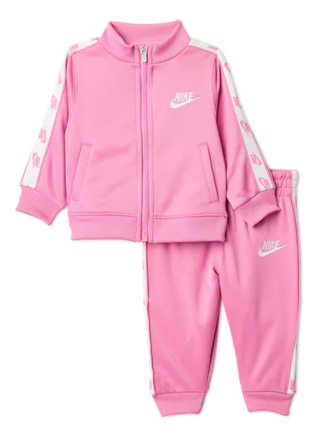Nike Full Zip With Logo Tap Set per bambini Magic Flamingo 2/3 anni