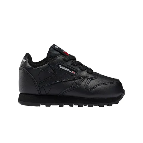 Reebok Classic Leather, Scarpe da ginnastica Unisex - Bimbi 0-24, Nero, 21.5 EU