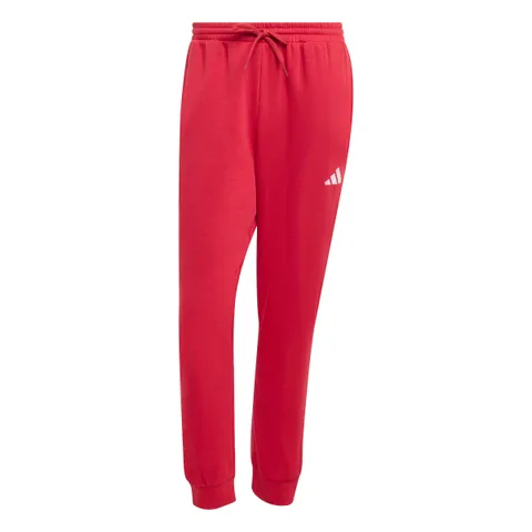 adidas Uomo Essentials Feelcozy Fleece PANT, active maroon/white, XL