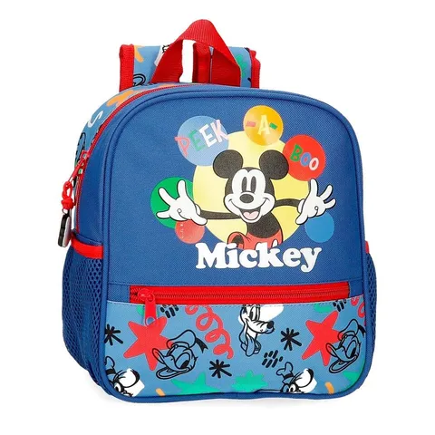 Disney Peek A Boo Bagaglio - Zaino, Bambini e ragazzi, Blu, 21 x 25 x 10 cm