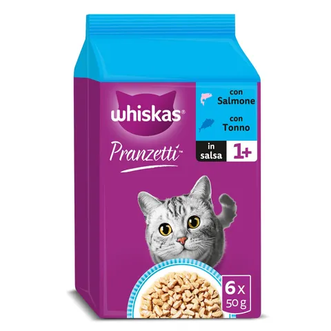 Whiskas Pranzetti Selezione Pesce 1+ Adulto