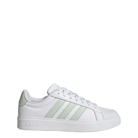 adidas Donna Streettalk Shoes, Ftwr White/Linen Green/Ftwr White, 36 2/3 EU