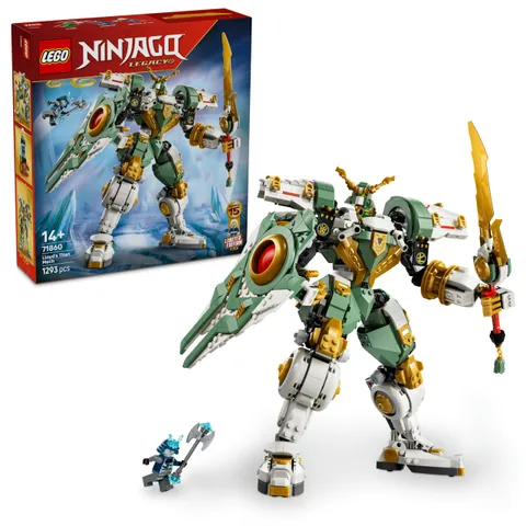 LEGO Ninjago Mech Titano di Lloyd - 15° Anniversario - Giocattolo Ninja con Action Figure