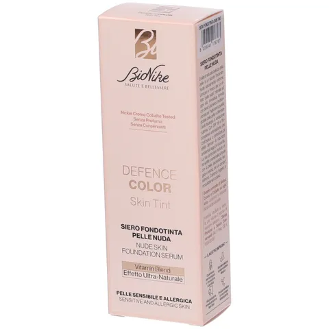BioNike Defence Color - Skin Tint Siero Fondotinta Leggero SPF 15, con Acido Ialuronico