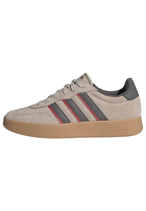adidas Uomo Barreda Shoes, Wonder Beige/Charcoal/Semi Lucid Red, 43 1/3 EU