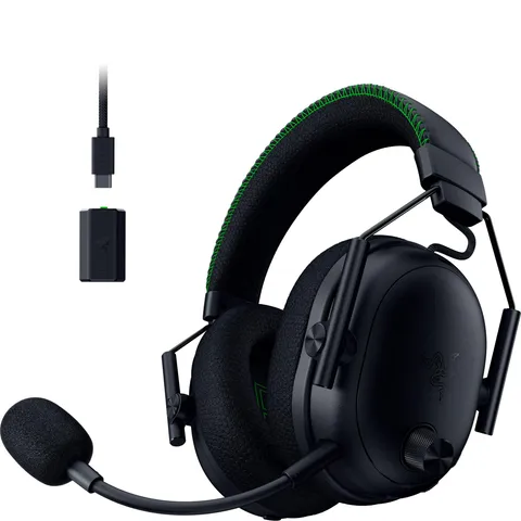 Razer BlackShark V3 Pro XBOX S|X - Cuffie wireless per eSport con ANC - Cancellazione attiva del rumore - Driver TriForce da 50 mm - HyperSpeed 2,4 GHz & Bluetooth - Xbox/PC | Nero