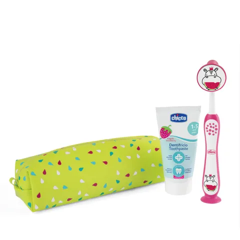 Chicco Set Spazzolino e Dentifricio 3-6 Anni