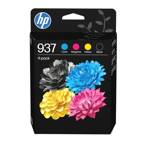 HP 937 4-Pack CMYK(4) Original ink cartridge