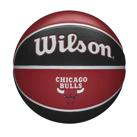Wilson Pallone da Basket NBA TEAM Tribute BSKT, Utilizzo Outdoor, Gomma, Misura 7