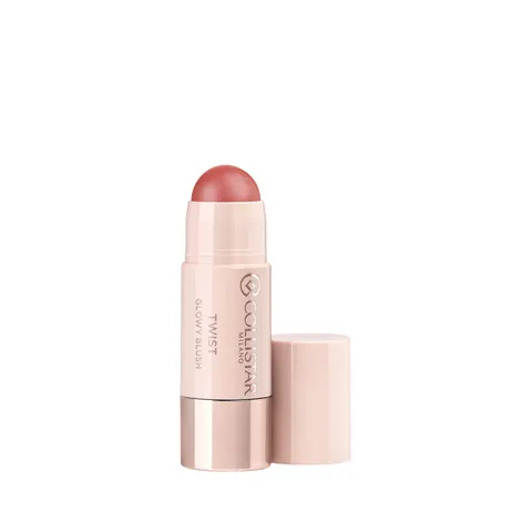 Collistar Twist Glowy Blush Stick Viso Occhi Labbra, Blush in Stick Cremoso 3-in-1 con