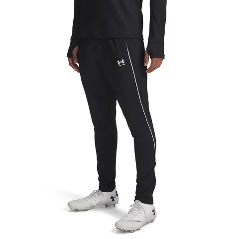 Under Armour Uomo Challenger Training Pant, Pantaloni Tuta Elasticizzati, Comodi e Leggeri, Pantaloni Sportivi Lunghi per Allenamento e Atletica,Black/White,XL