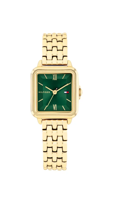 Tommy Hilfiger Orologio con Movimento al Quarzo a Tre Lancetteda Donna con Cinturino in