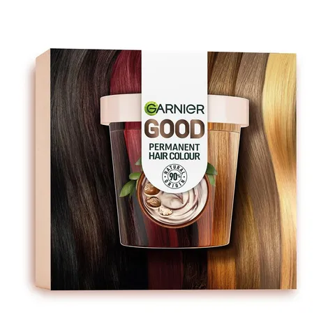 Garnier GOOD Colorazione Permanente, Kit Premium, Tinta Permanente, Per un Colore Intenso