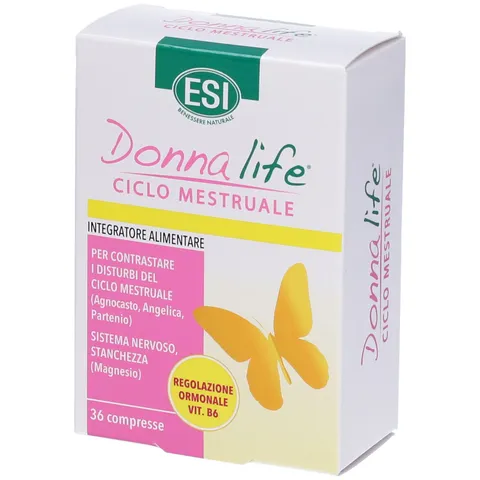 ESI - Esi Donna Life Ciclo Mestruale Integratore per il Ciclo Mestruale 36 Compresse
