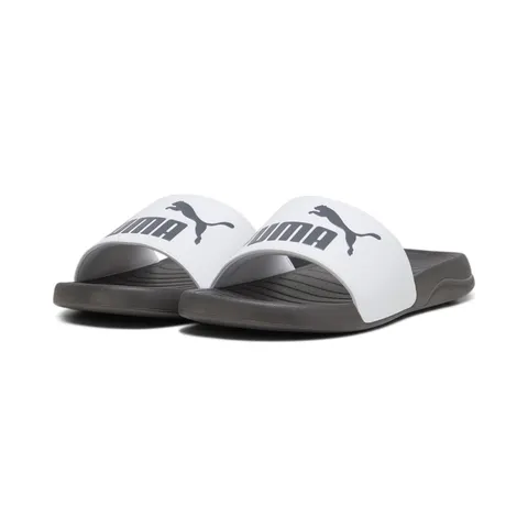PUMA Popcat 20, Pantofole Unisex - Adulto, Puma White Dark Coal, 37 EU
