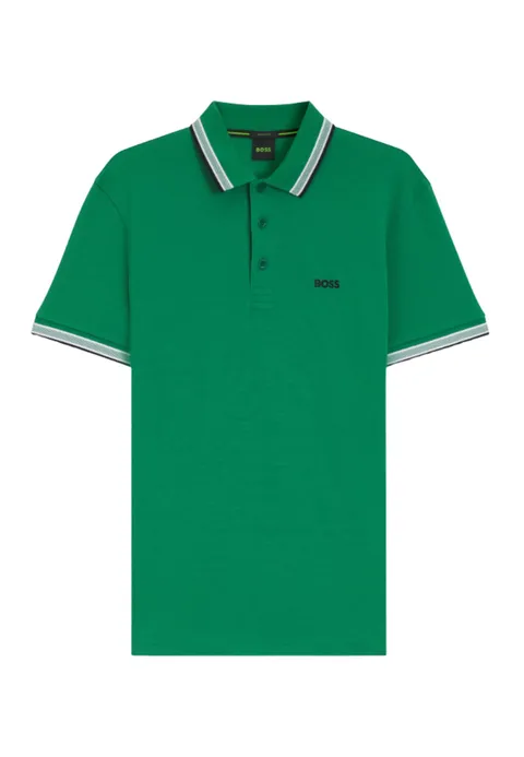 Boss Polo da Uomo, Bright Green 320, XL
