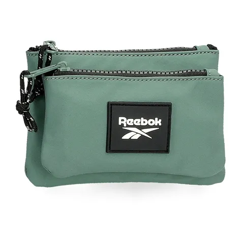 Reebok Elsie Beauty Case Due Scomparti Verde 17x9x2 cm Poliestere
