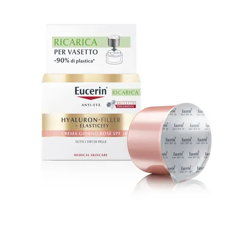 Eucerin Hyaluron-Filler + Elasticity Refill Crema Giorno Rosé SPF 30 50 ml, Crema
