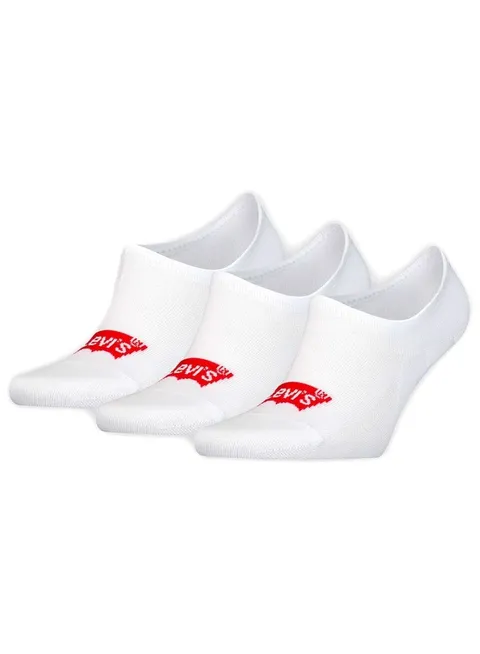 Levi's Footie, Calzini Unisex - Adulto, Sostenibile Bianco, 43-46