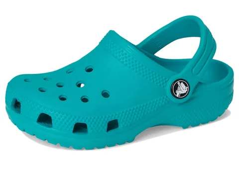 Crocs Classic Clog T, Zoccoli Unisex - Bambini e Ragazzi, Turbo Teal, 20/21 EU